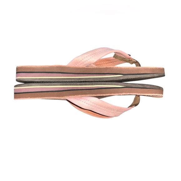 Rainbow Double Layer Pink Flip Flops 
Size 8-8.5 EU 38.5 - Picture 1 of 6
